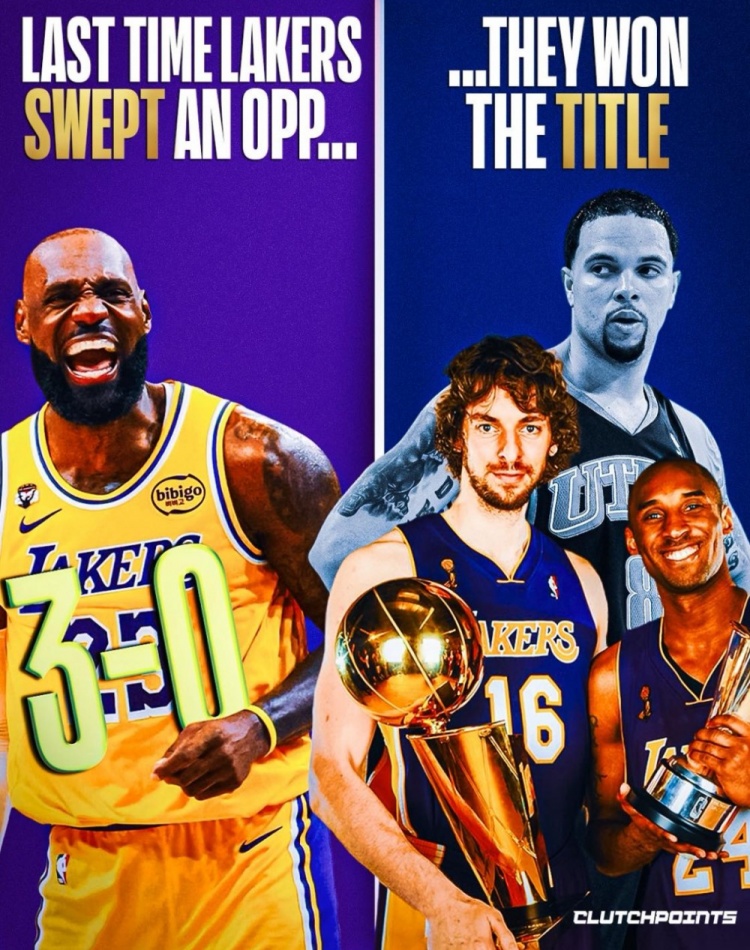 湖人3-0火箭，2010年横扫定式再现